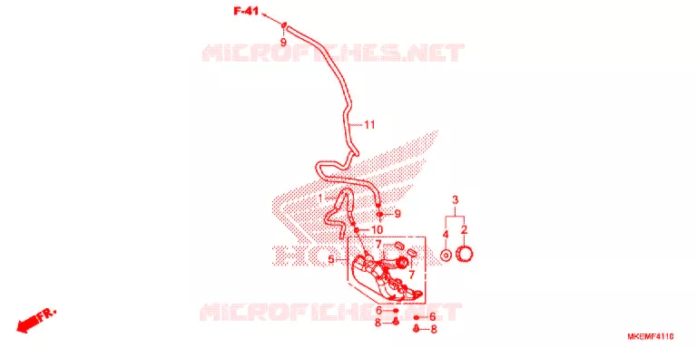 VASE D'EXPANSION Honda MOTO 450 CRF 2021  CRF450XM