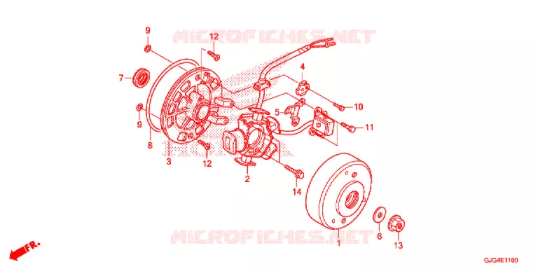 ALTERNATEUR Honda MOTO 50 CRF 2021  CRF50FM