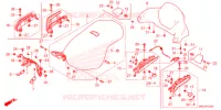SELLE pour Honda GL 1800 GOLD WING TOUR DCT AIRBAG de 2021