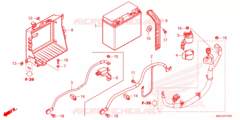BATTERIE Honda MOTO 1800 GOLD-WING 2021  GL1800DAM