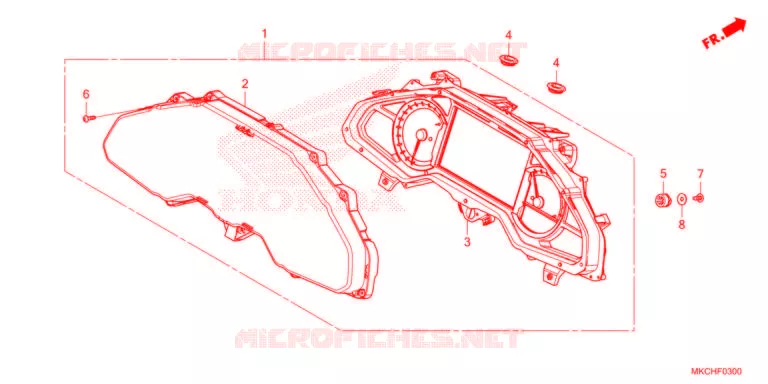COMPTEUR Honda MOTO 1800 GOLD-WING 2021  GL1800DAM