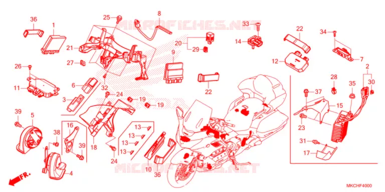 UNITE DE COMMANDE Honda MOTO 1800 GOLD-WING 2021  GL1800DM