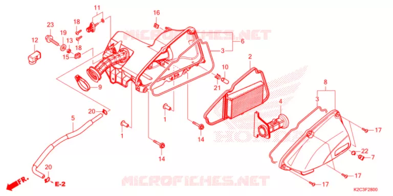 FILTRE A AIR Honda SCOOTER 110 VISION 2021  NSC110M