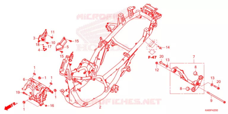 CADRE Honda SCOOTER 125 FORZA 2021  NSS125ADM_T