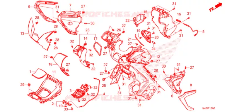 PROTEGE JAMBES Honda SCOOTER 125 FORZA 2021  NSS125ADM_T