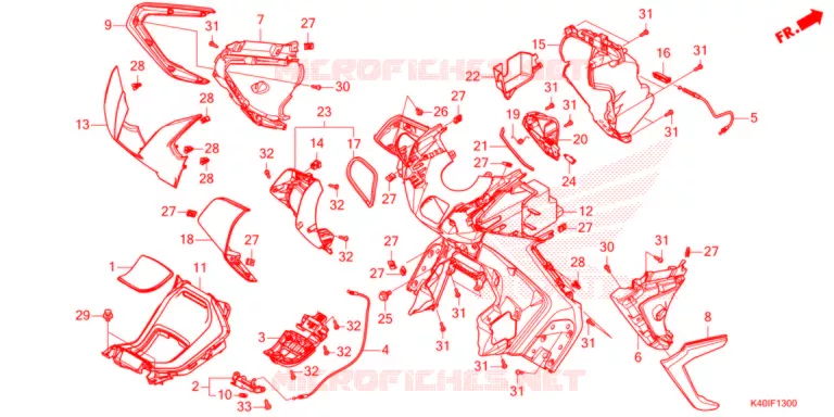 PROTEGE JAMBES Honda SCOOTER 125 FORZA 2021  NSS125ADM_T