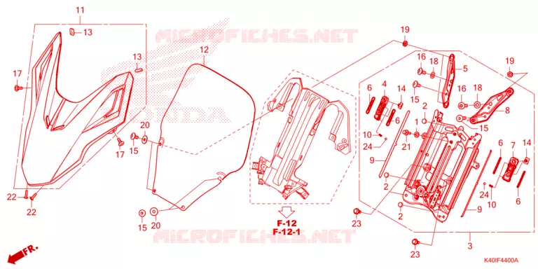 PARE BRISE Honda SCOOTER 125 FORZA 2021  NSS125ADM