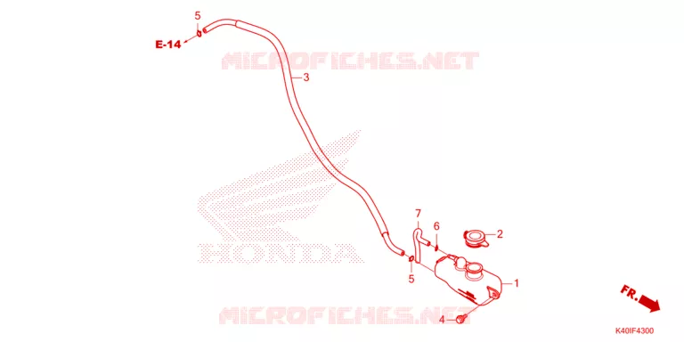 VASE D'EXPANSION Honda SCOOTER 125 FORZA 2021  NSS125ADM