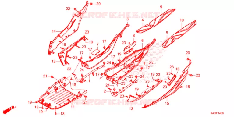 MARCHE PIEDS Honda SCOOTER 125 FORZA 2021  NSS125ADM