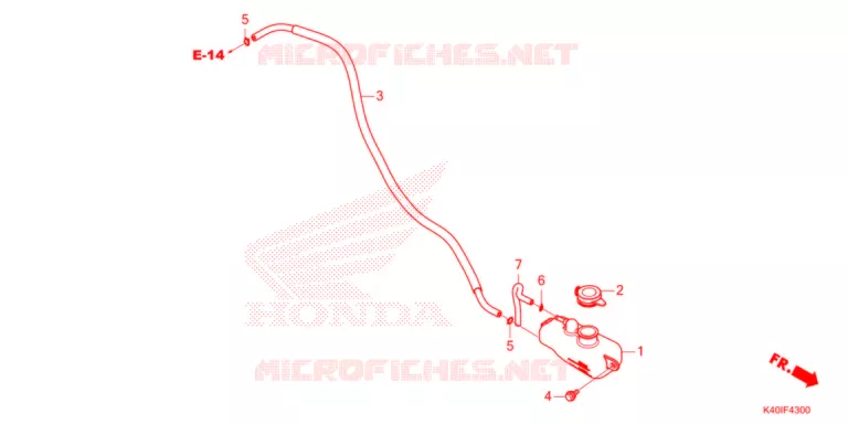 VASE D'EXPANSION Honda SCOOTER 125 FORZA 2021  NSS125ADM