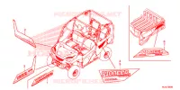 AUTOCOLLANTS pour Honda PIONEER 1000 M3 LIMITED EDITION de 2020