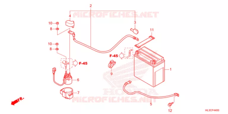 BATTERIE Honda ATV 700 PIONEER 2021  SXS700M2DM