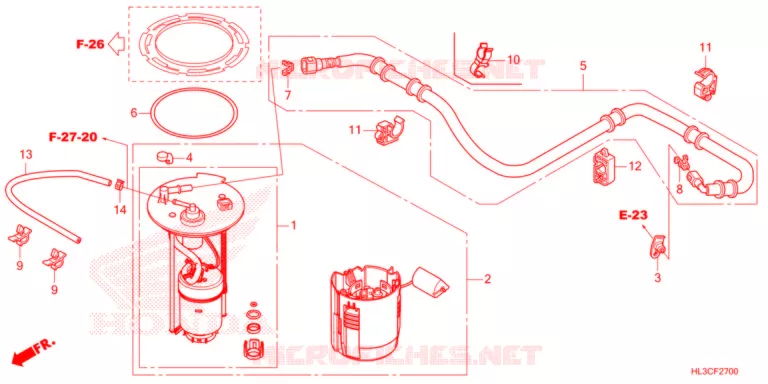 POMPE A ESSENCE Honda ATV 700 PIONEER 2021  SXS700M2DM