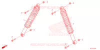AMORTISSEUR AVANT pour Honda PIONEER 700 M2 DELUXE de 2021