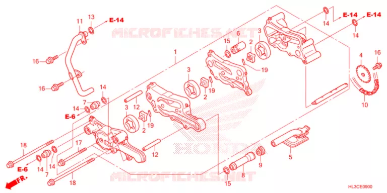 POMPE A HUILE Honda ATV 700 PIONEER 2021  SXS700M2DM