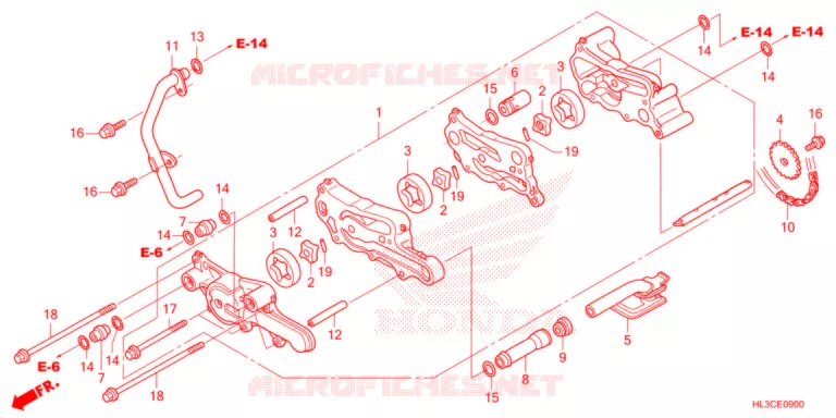 POMPE A HUILE Honda ATV 700 PIONEER 2021  SXS700M2DM