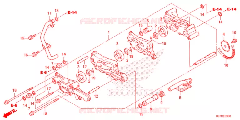 POMPE A HUILE Honda ATV 700 PIONEER 2021  SXS700M4DM