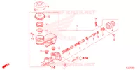MAITRE CYLINDRE DE FREIN pour Honda PIONEER 700 M4 DELUXE CAMO de 2021