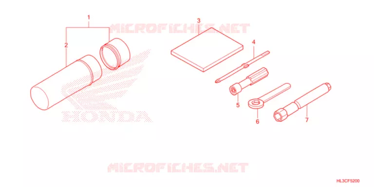 OUTIL Honda ATV 700 PIONEER 2021  SXS700M4DM
