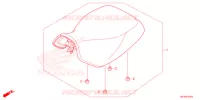 SELLE pour Honda FOURTRAX 420 RANCHER 4X4 DCT EPS de 2021
