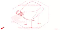 SELLE pour Honda FOURTRAX 420 RANCHER 4X4 DCT EPS de 2021