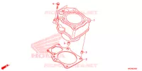CYLINDRE pour Honda FOURTRAX 420 RANCHER 4X4 ES de 2021