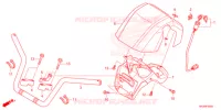 GUIDON pour Honda FOURTRAX 420 RANCHER 4X4 ES de 2021