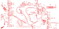 LEVIER DE GUIDON   CABLE   COMMODO pour Honda FOURTRAX 420 RANCHER 4X4 ES de 2021
