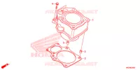 CYLINDRE pour Honda FOURTRAX 420 RANCHER 4X4 Manual Shift de 2021