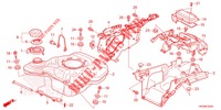 RESERVOIR A CARBURANT pour Honda FOURTRAX 420 RANCHER 4X4 Manual Shift de 2021