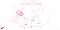 SELLE pour Honda FOURTRAX 420 RANCHER 4X4 EPS Manual Shift de 2021