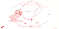 SELLE pour Honda FOURTRAX 520 FOREMAN 4X4 BASE de 2021