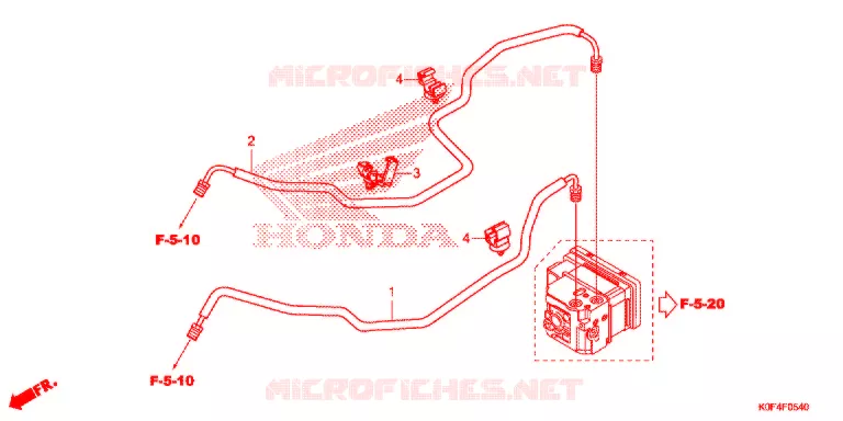 DURITE DE FREIN ARRIERE Honda MOTO 125 MONKEY 2021  Z125MAM