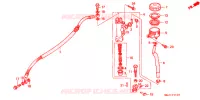 MAITRE CYLINDRE DE FREIN ARRIERE pour Honda CBR 600 F3 de 1998