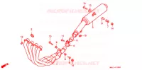 SILENCIEUX D'ECHAPPEMENT pour Honda CBR 600 F3 de 1998