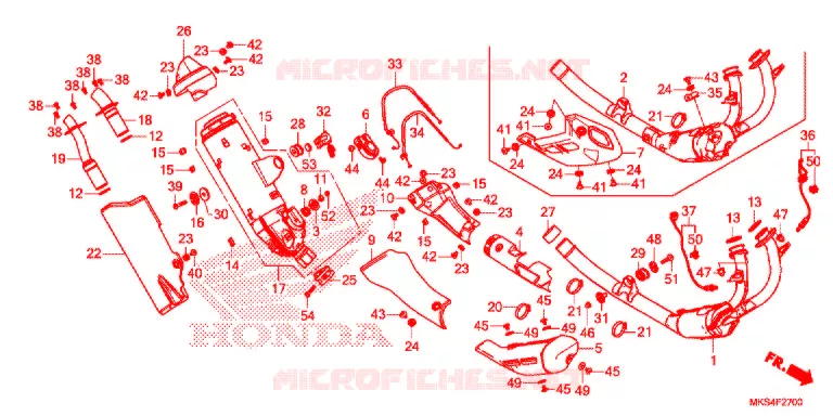 SILENCIEUX D'ECHAPPEMENT Honda MOTO 1100 AFRICA-TWIN 2021  CRF1100AM