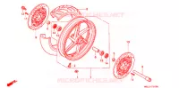 ROUE AVANT pour Honda CBR 600 50HP de 1997