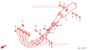 SILENCIEUX D'ECHAPPEMENT pour Honda CBR 600 50HP de 1997