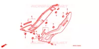 COUVERCLES LATERAUX pour Honda CBR 600 de 1998