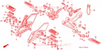 REPOSE PIED pour Honda CBR 600 de 1998