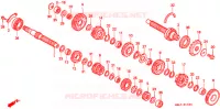 BOITE DE VITESSES pour Honda CBR 600 de 1998