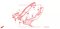 COUVERCLES LATERAUX pour Honda CBR 600 de 1998
