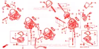 CARBURATEUR (PIECES CONSTITUTIVES) pour Honda CBR 600 de 1998