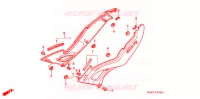 COUVERCLES LATERAUX pour Honda CBR 600 de 1998