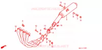 SILENCIEUX D'ECHAPPEMENT pour Honda CBR 600 de 1998