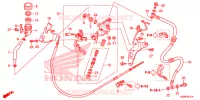 MAITRE CYLINDRE DE FREIN (CBS) pour Honda ZOOMER 110 X de 2013