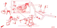 GUIDON   TE DE FOURCHE pour Honda ZOOMER 110 X de 2013