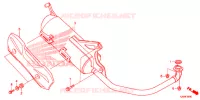 SILENCIEUX D'ECHAPPEMENT pour Honda ZOOMER 110 X de 2013