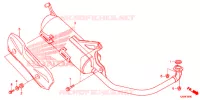 SILENCIEUX D'ECHAPPEMENT pour Honda ZOOMER 110 X de 2013
