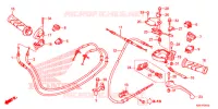 LEVIER DE GUIDON/COMMUTATEUR/CABLE (ACH110CBT) pour Honda BEAT 110 CBS ISS de 2018
